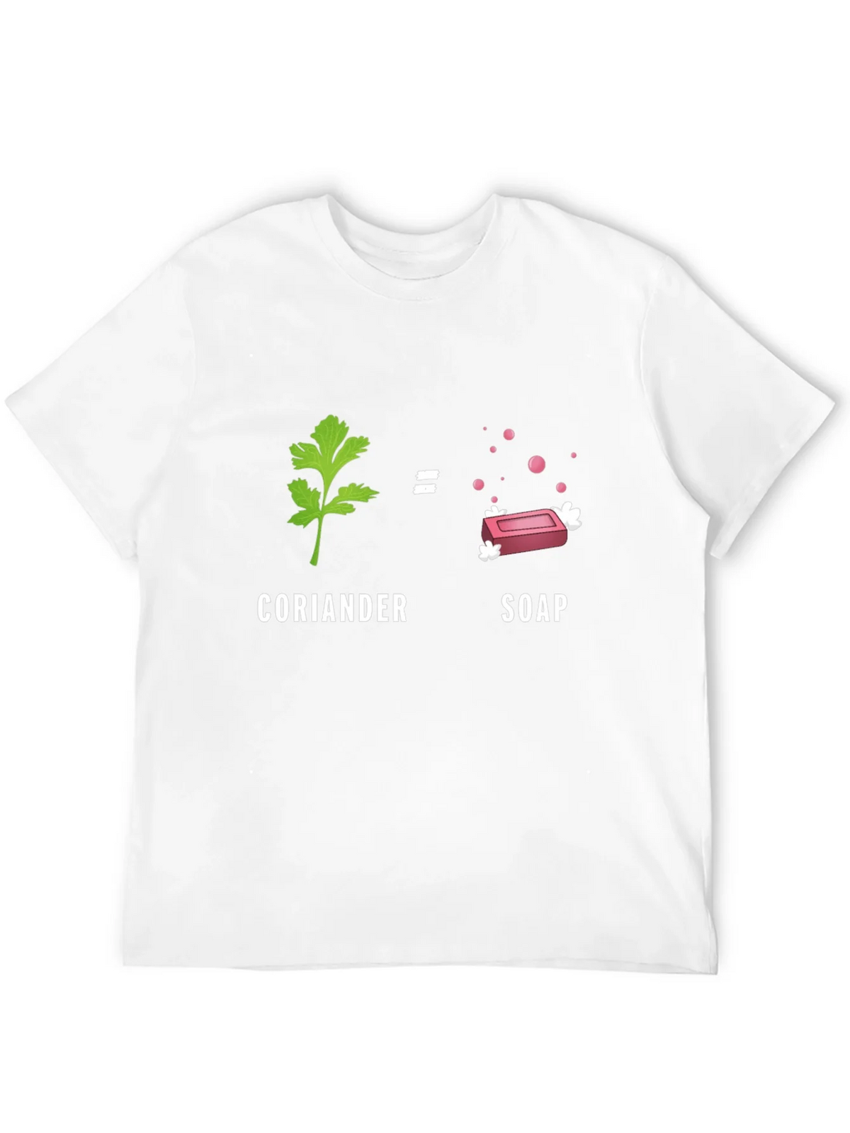 Coriander Soap Funny T-Shirt Black Cotton Tee product image 11