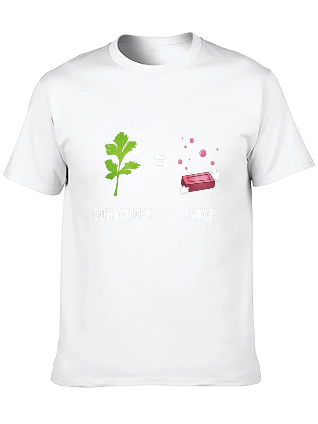 Coriander Soap Funny T-Shirt Black Cotton Tee product image 9