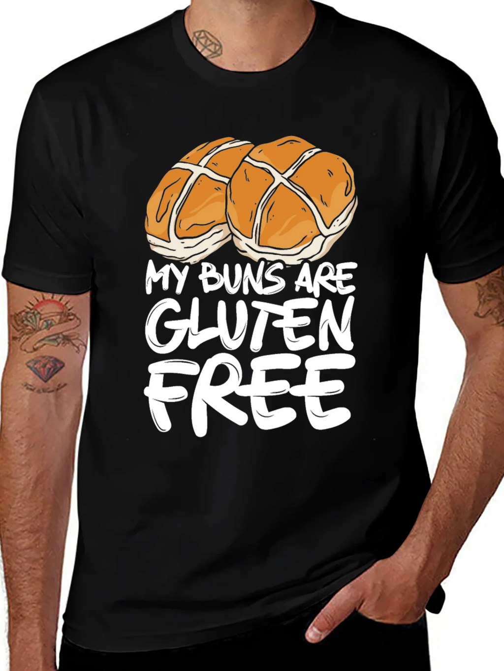 Gluten Free Buns Graphic Tee product image 1
