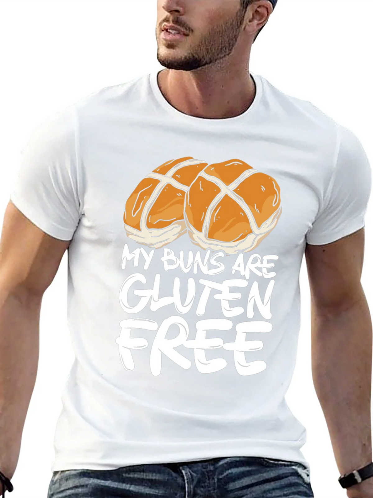 Gluten Free Buns Graphic Tee product image 12