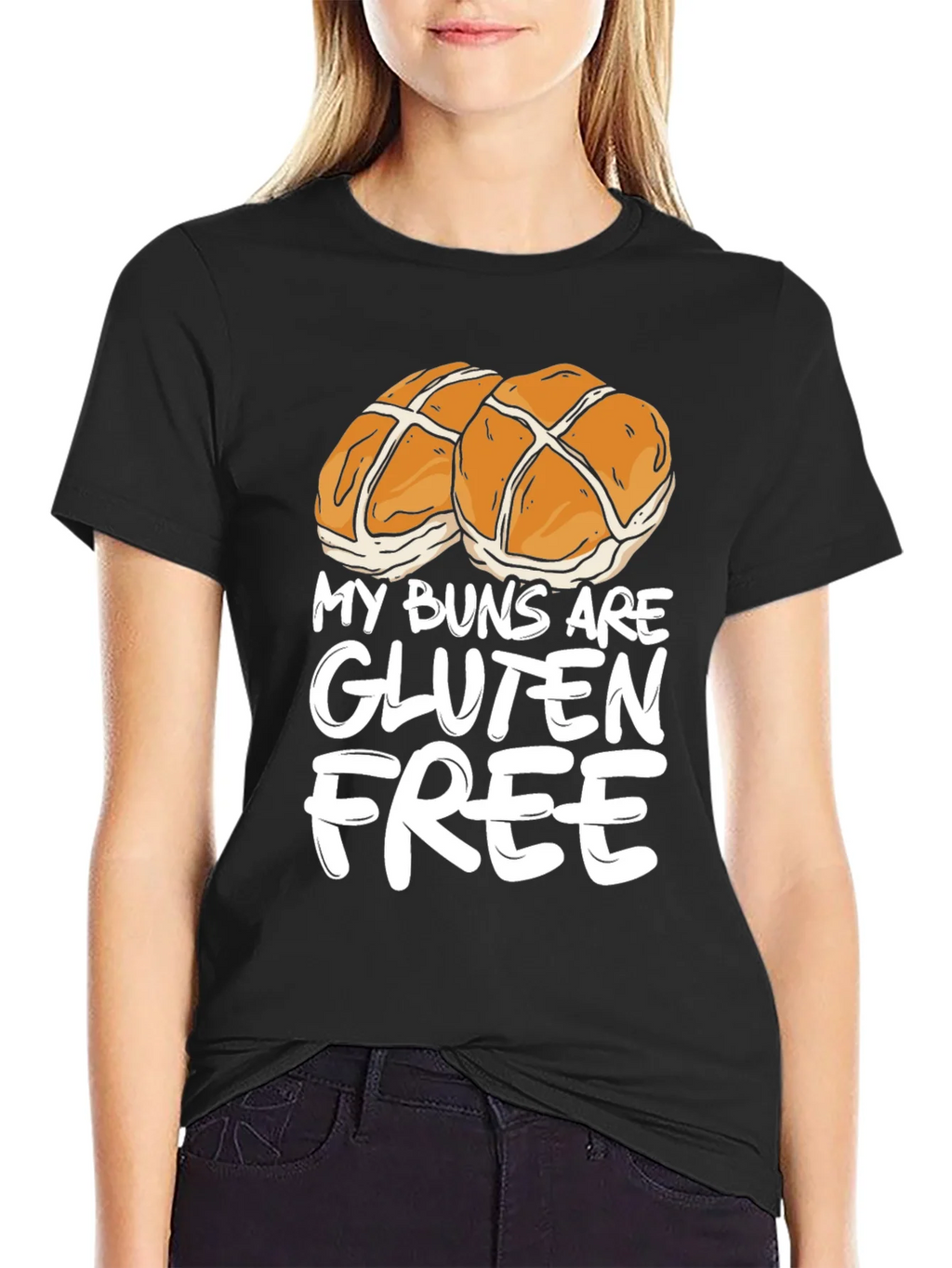 Gluten Free Buns Graphic Tee product image 2
