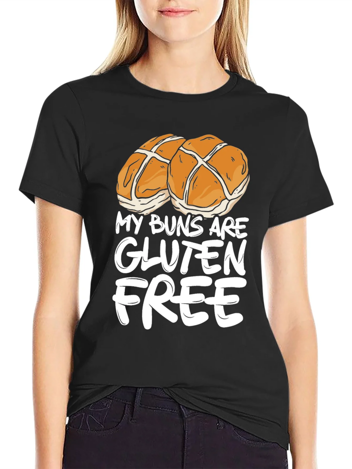 Gluten Free Buns Graphic Tee product image 2
