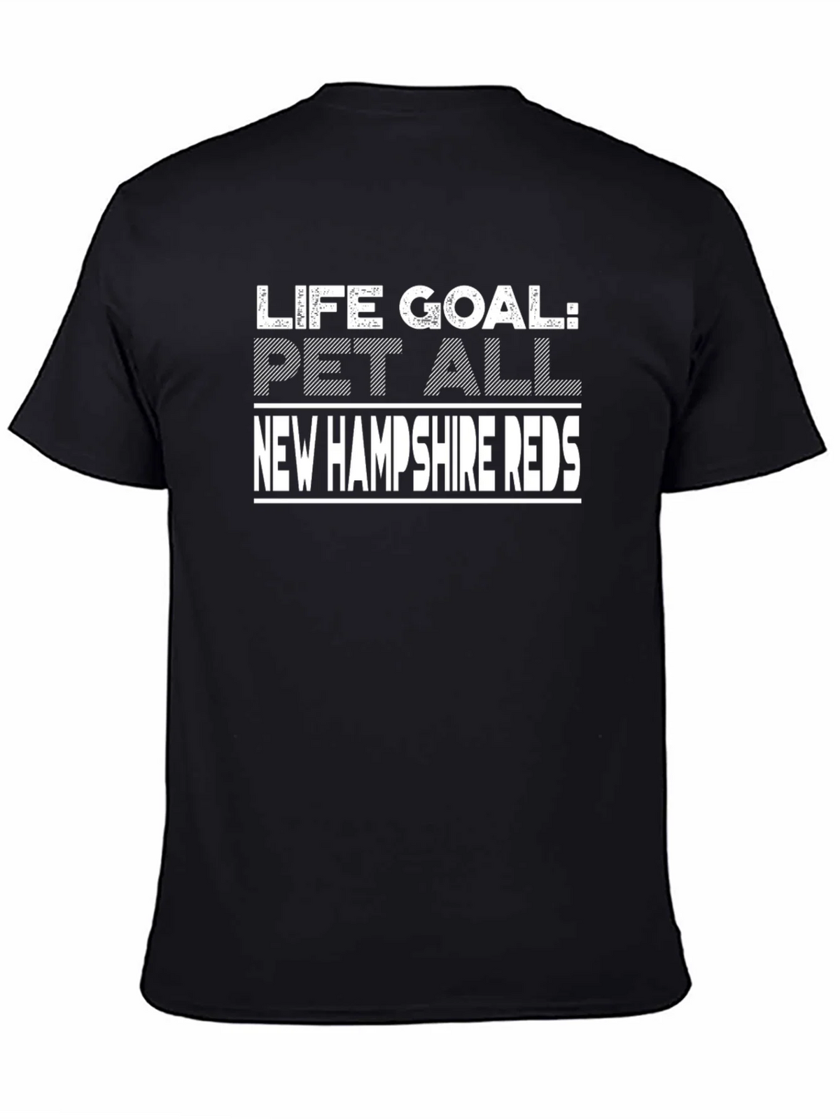 Life Goal: Pet All New Hampshire Reds T-Shirt product image 4