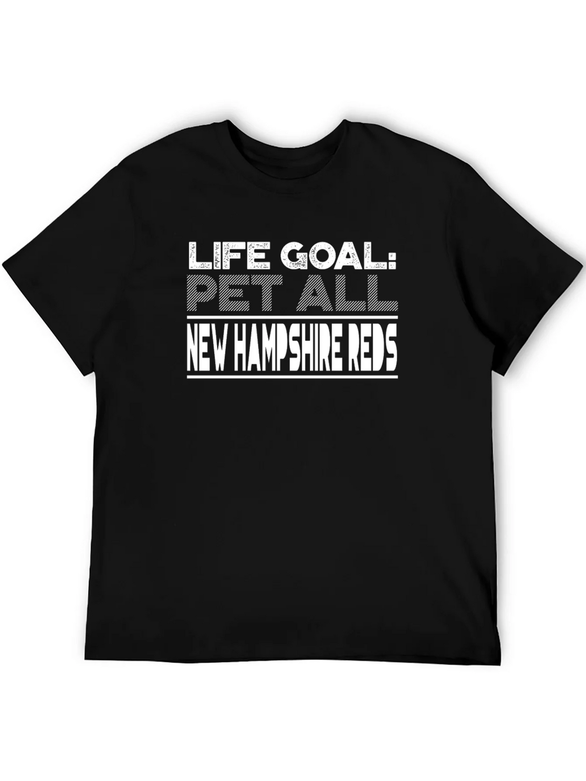 Life Goal: Pet All New Hampshire Reds T-Shirt product image 5