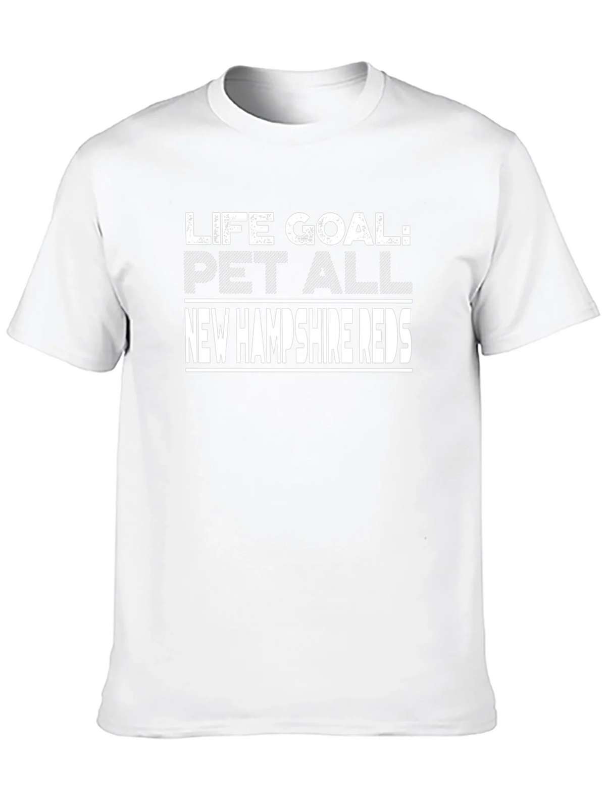 Life Goal: Pet All New Hampshire Reds T-Shirt product image 9