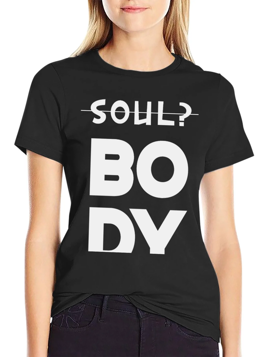Soul or Body Graphic Tee - Black product image 5