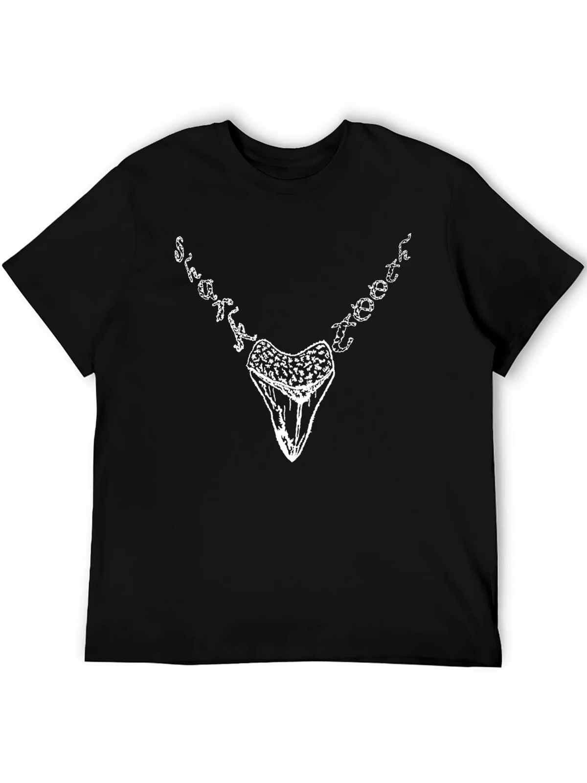 Shark Tooth Graphic Tee - Black product image 5