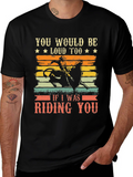 Funny Rodeo Riding You Graphic T-Shirt product image 1