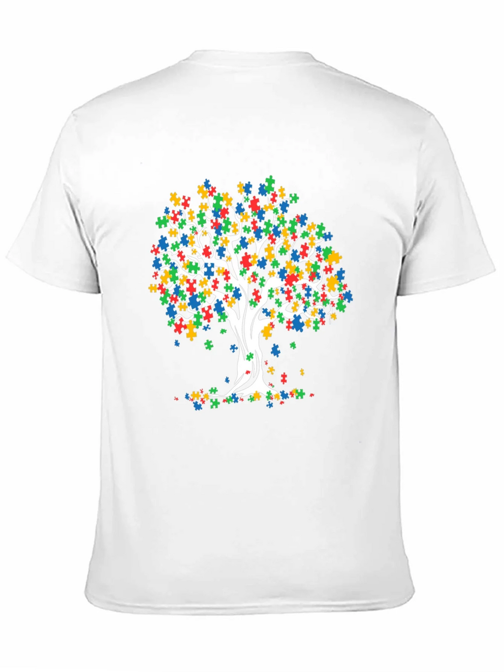 Autism Awareness Puzzle Tree T-Shirt product image 10