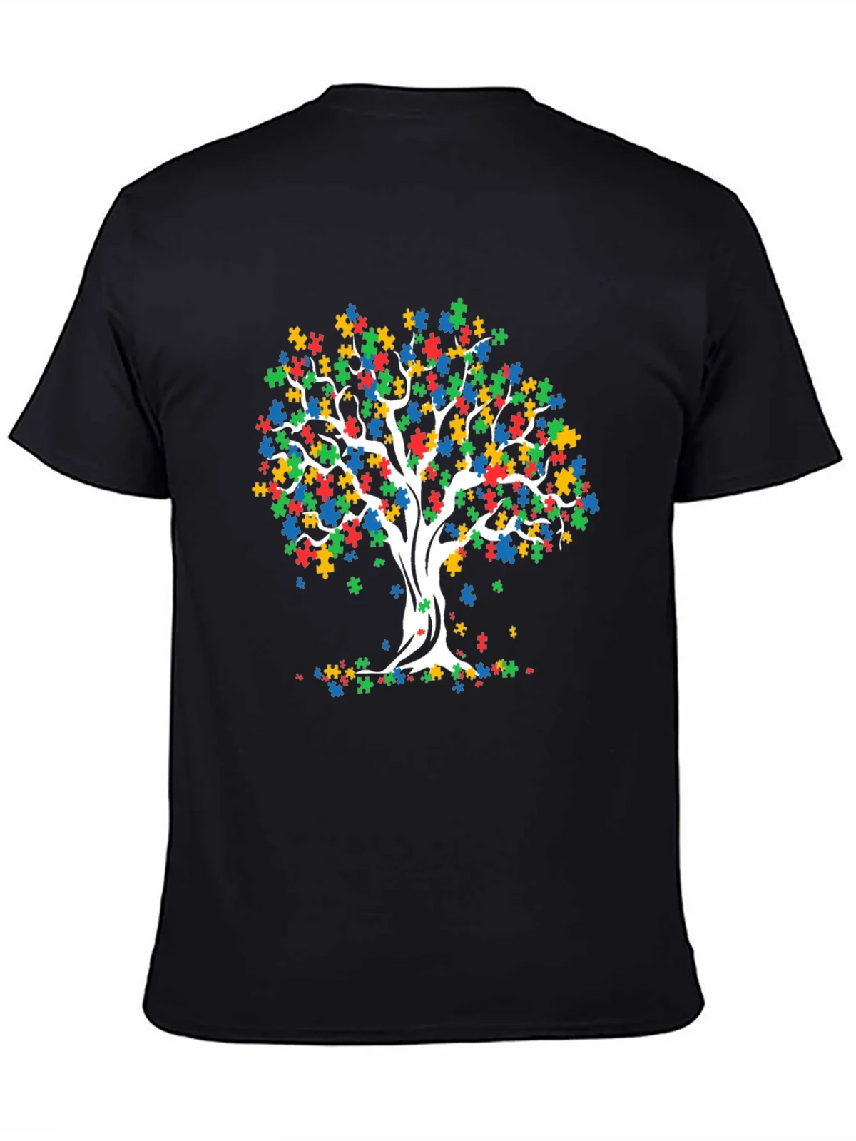 Autism Awareness Puzzle Tree T-Shirt product image 4