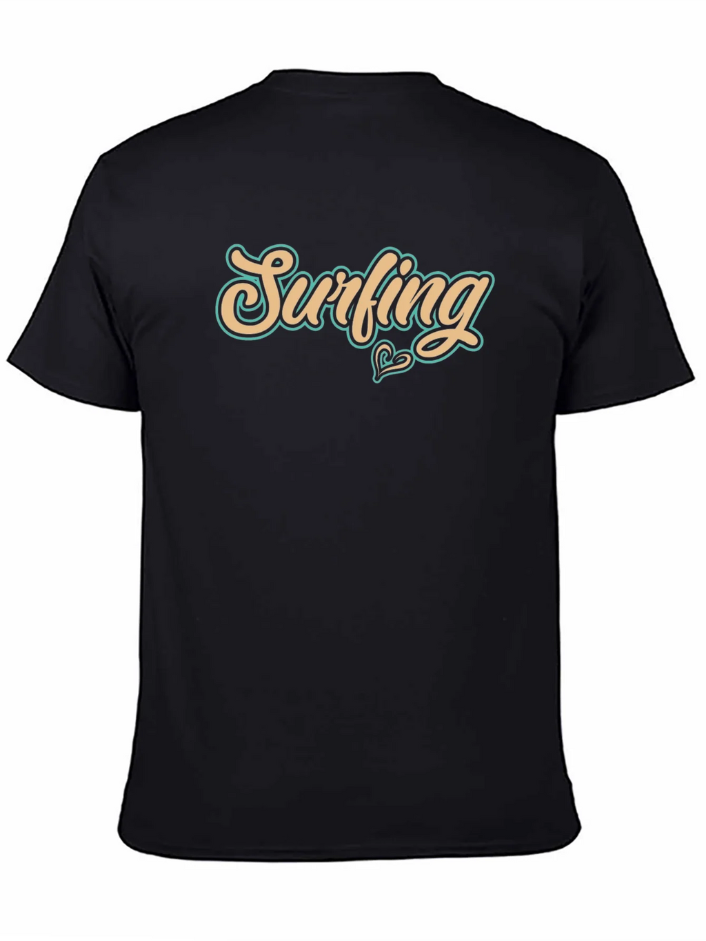 Surfing Graphic Black T-Shirt - Casual Wear product image 7