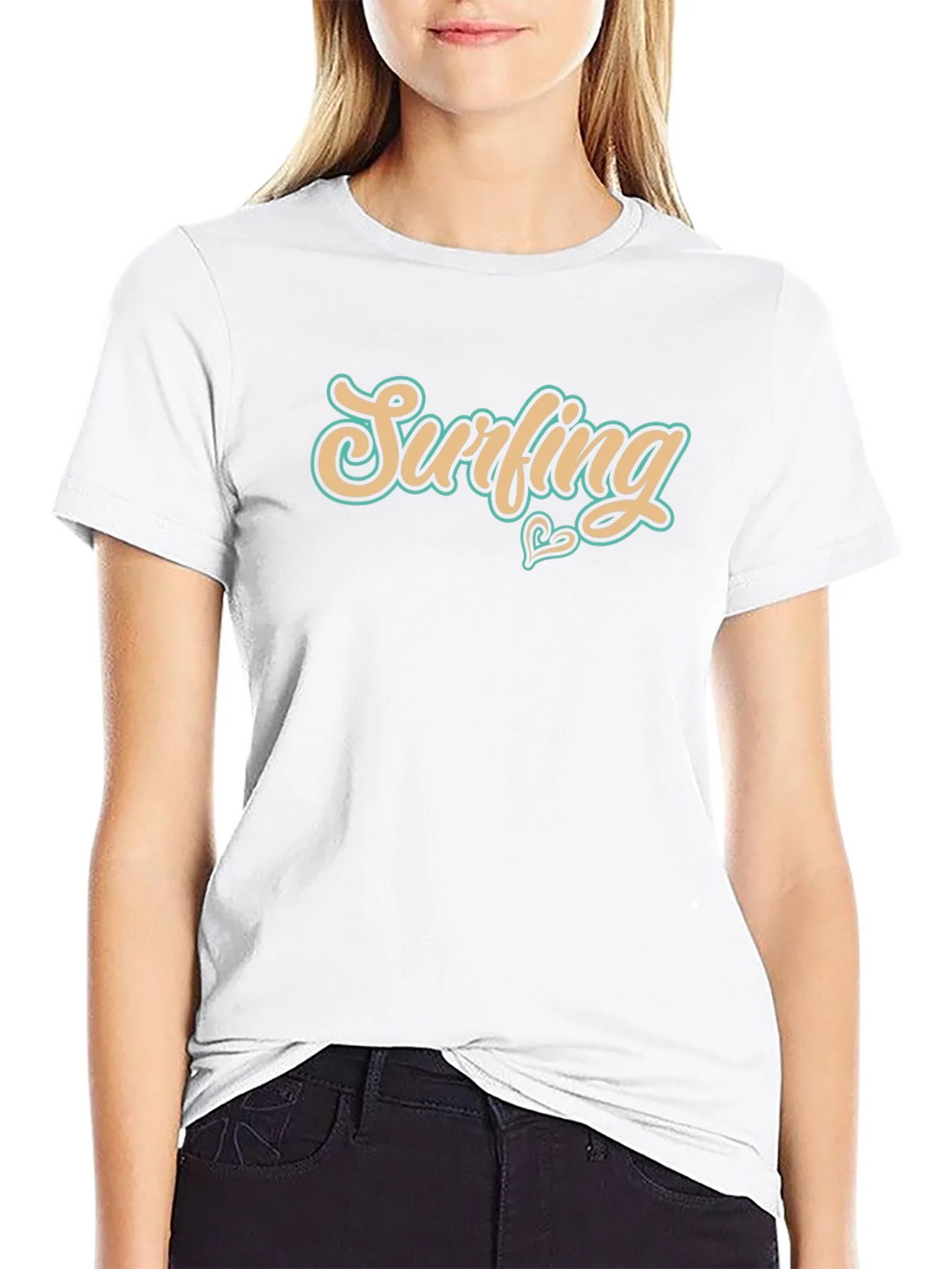 Surfing Graphic Black T-Shirt - Casual Wear product image 11