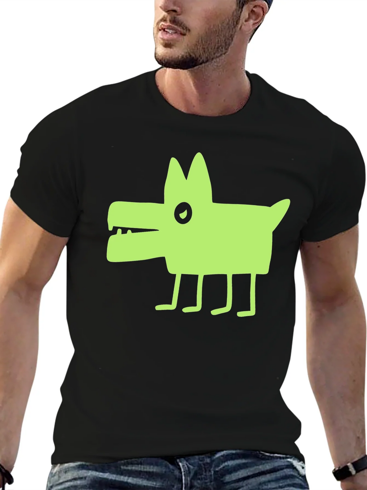 Cool Graphic Dog Tee - Unisex Black T-Shirt product image 6