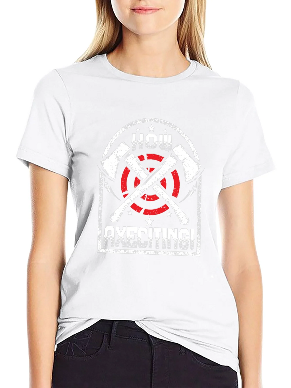 Axe Throwing T-Shirt - How Axeciting! Graphic Tee product image 8