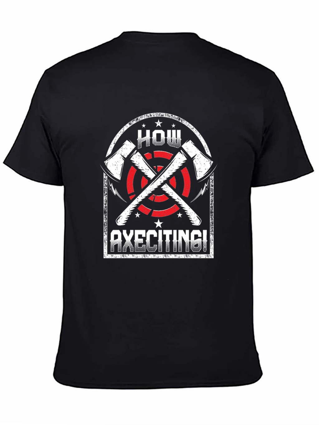 Axe Throwing T-Shirt - How Axeciting! Graphic Tee product image 4