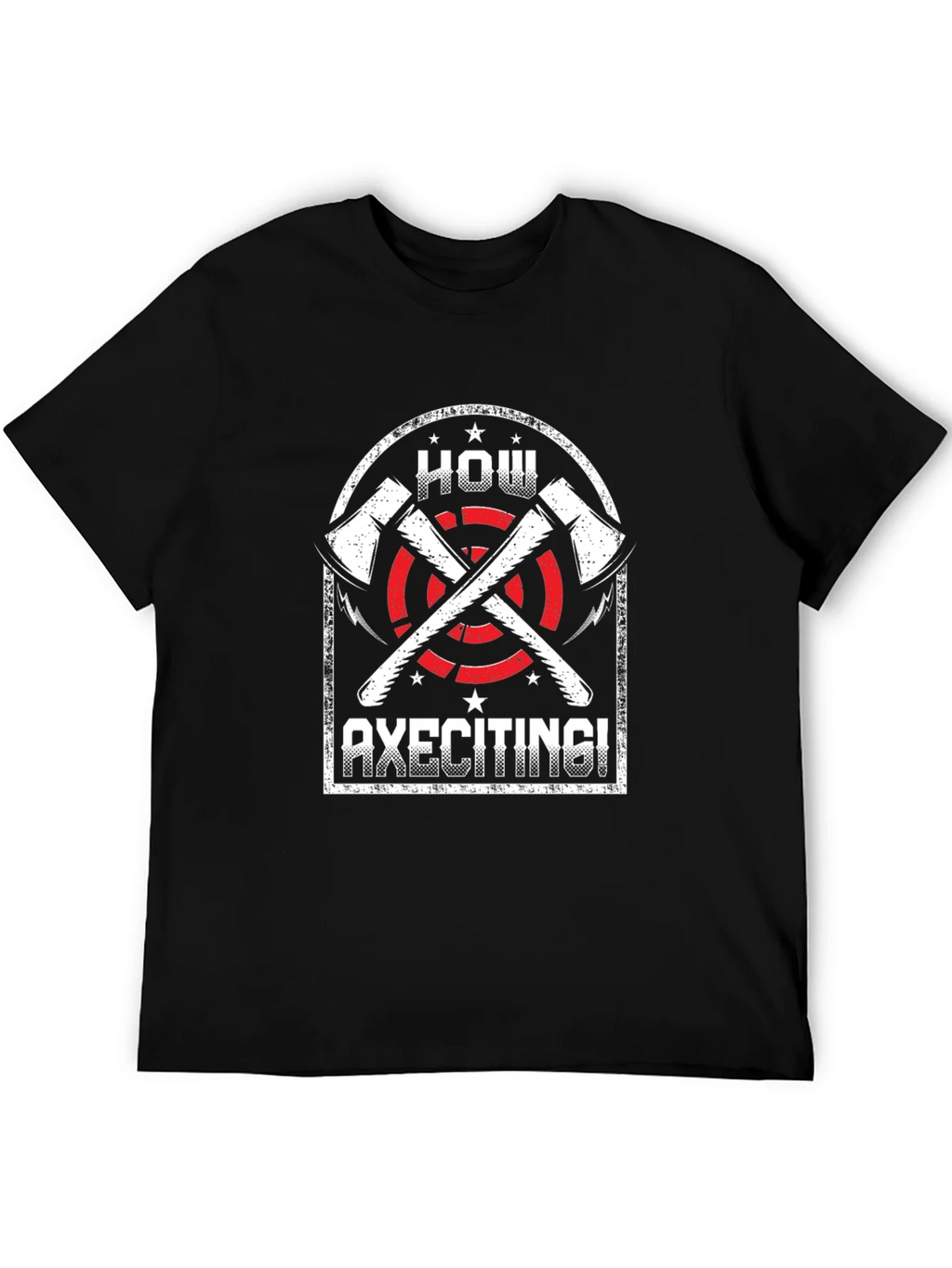 Axe Throwing T-Shirt - How Axeciting! Graphic Tee product image 5