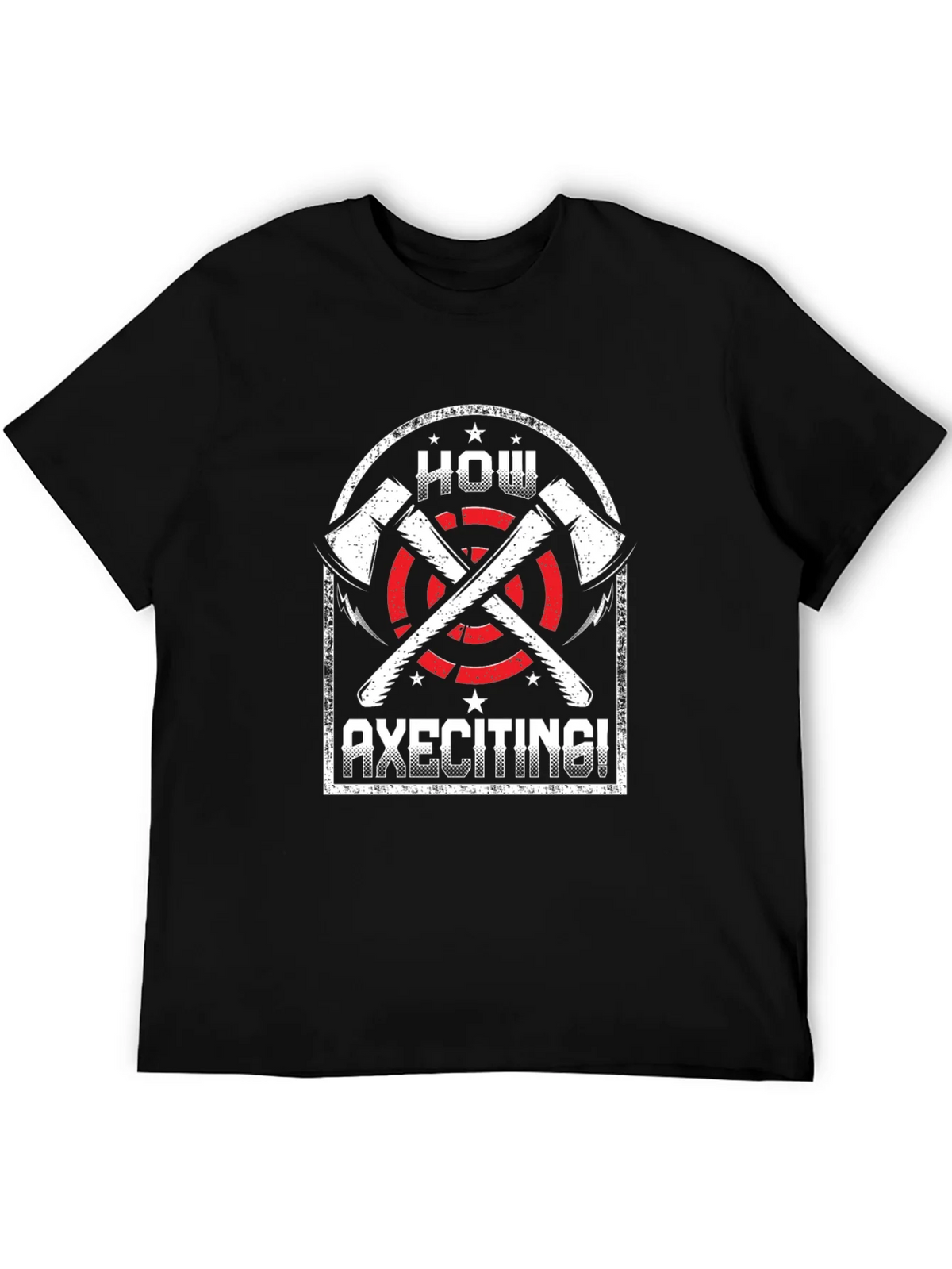 Axe Throwing T-Shirt - How Axeciting! Graphic Tee product image 5