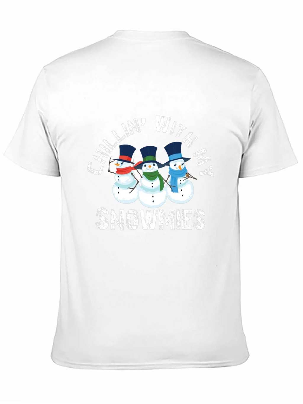 Chillin With My Snowmies Graphic T-Shirt product image 10