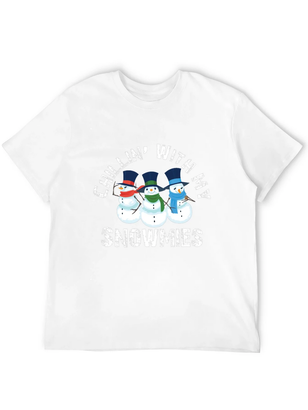 Chillin With My Snowmies Graphic T-Shirt product image 11