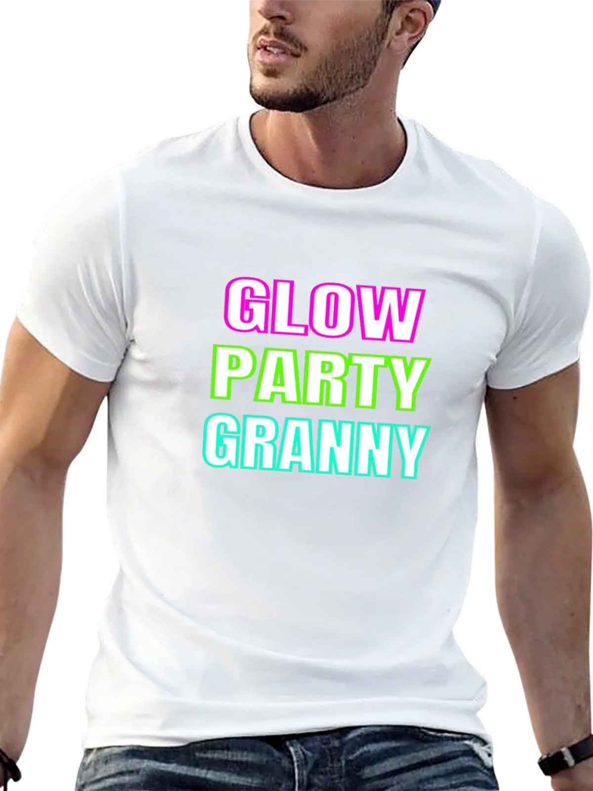 Glow Party Granny Graphic T-Shirt product image 12