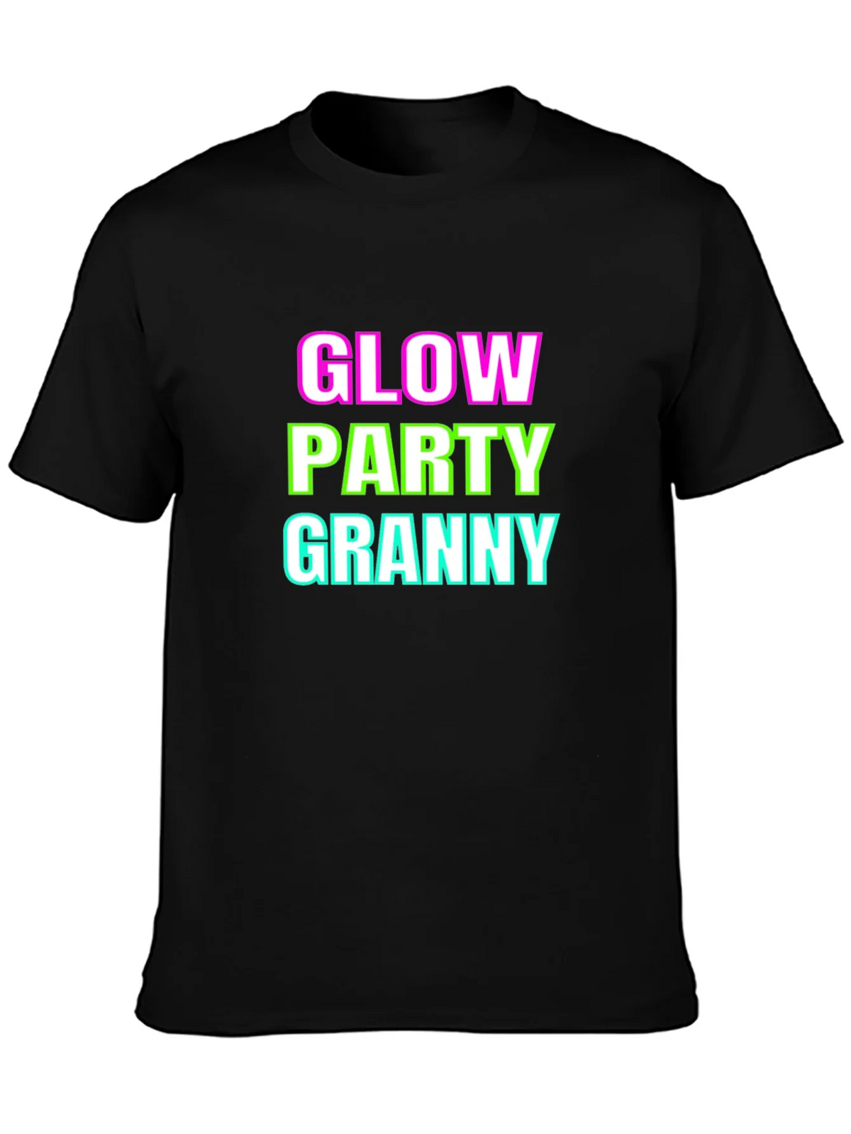 Glow Party Granny Graphic T-Shirt product image 3