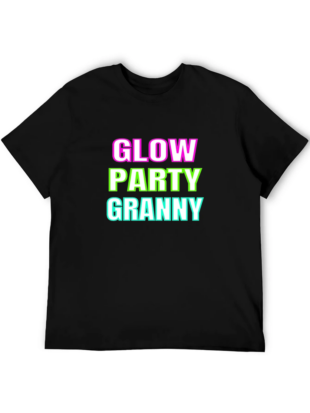 Glow Party Granny Graphic T-Shirt product image 5