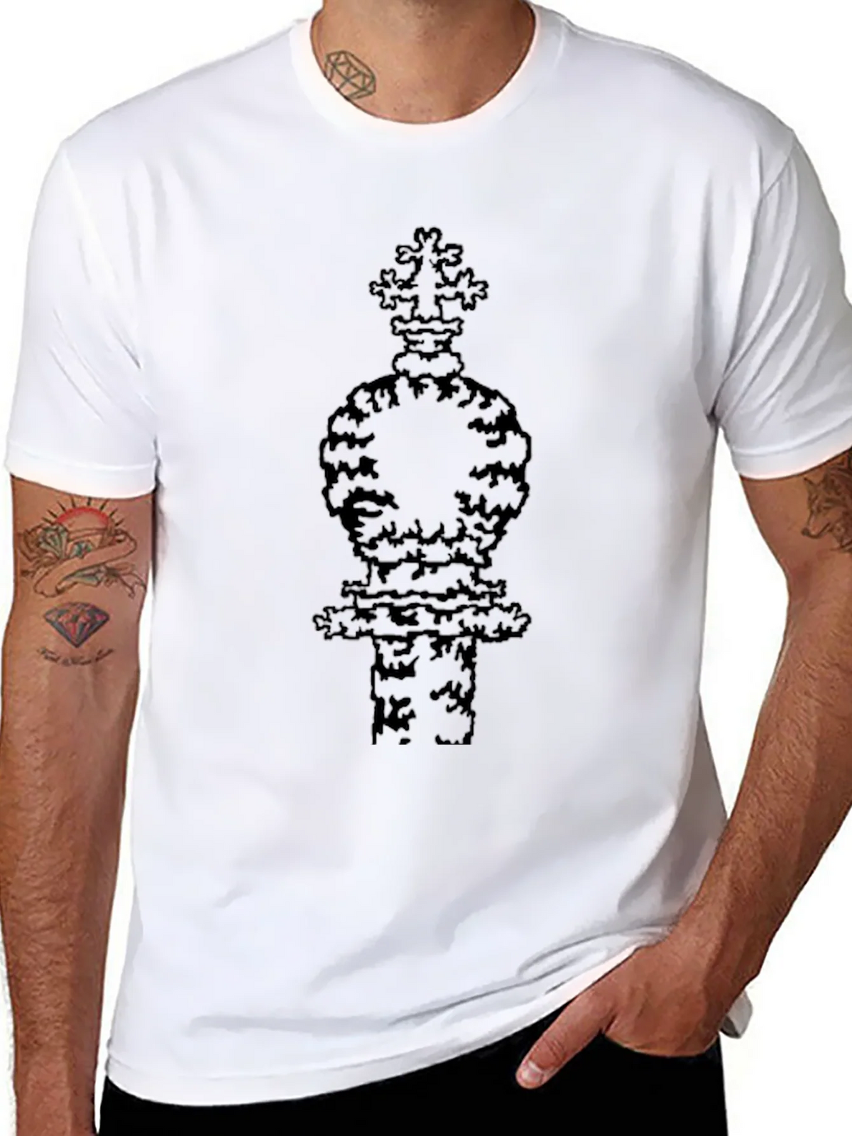 Atomic Cloud Graphic T-Shirt - Bold Black Tee product image 7