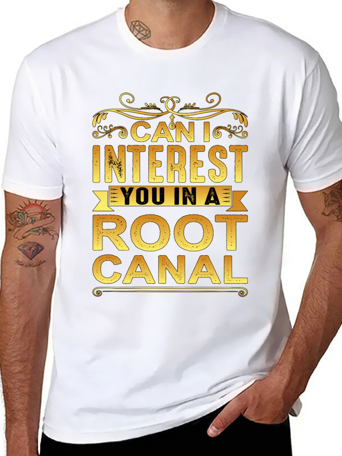 Can I Interest You In a Root Canal T-Shirt product image 7