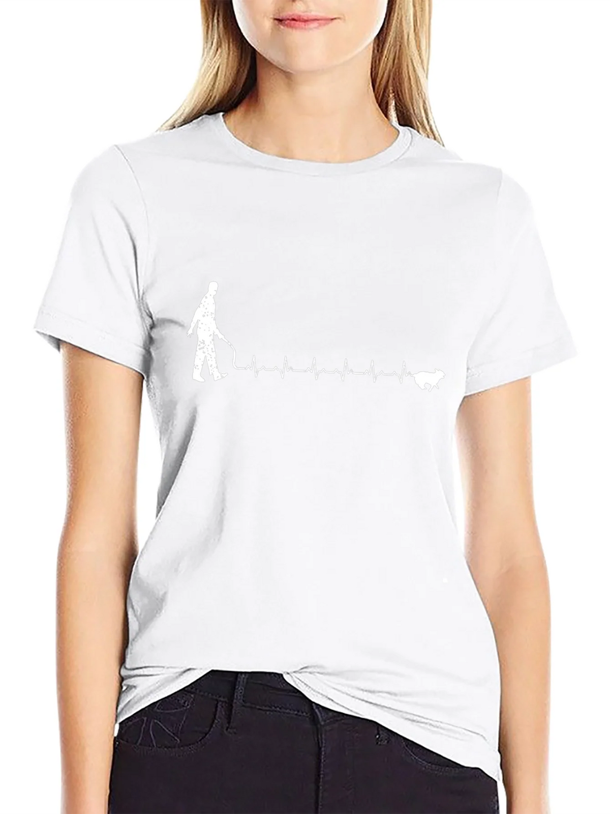 Dog Walking Heartbeat T-Shirt - Perfect for Pet Lovers product image 8