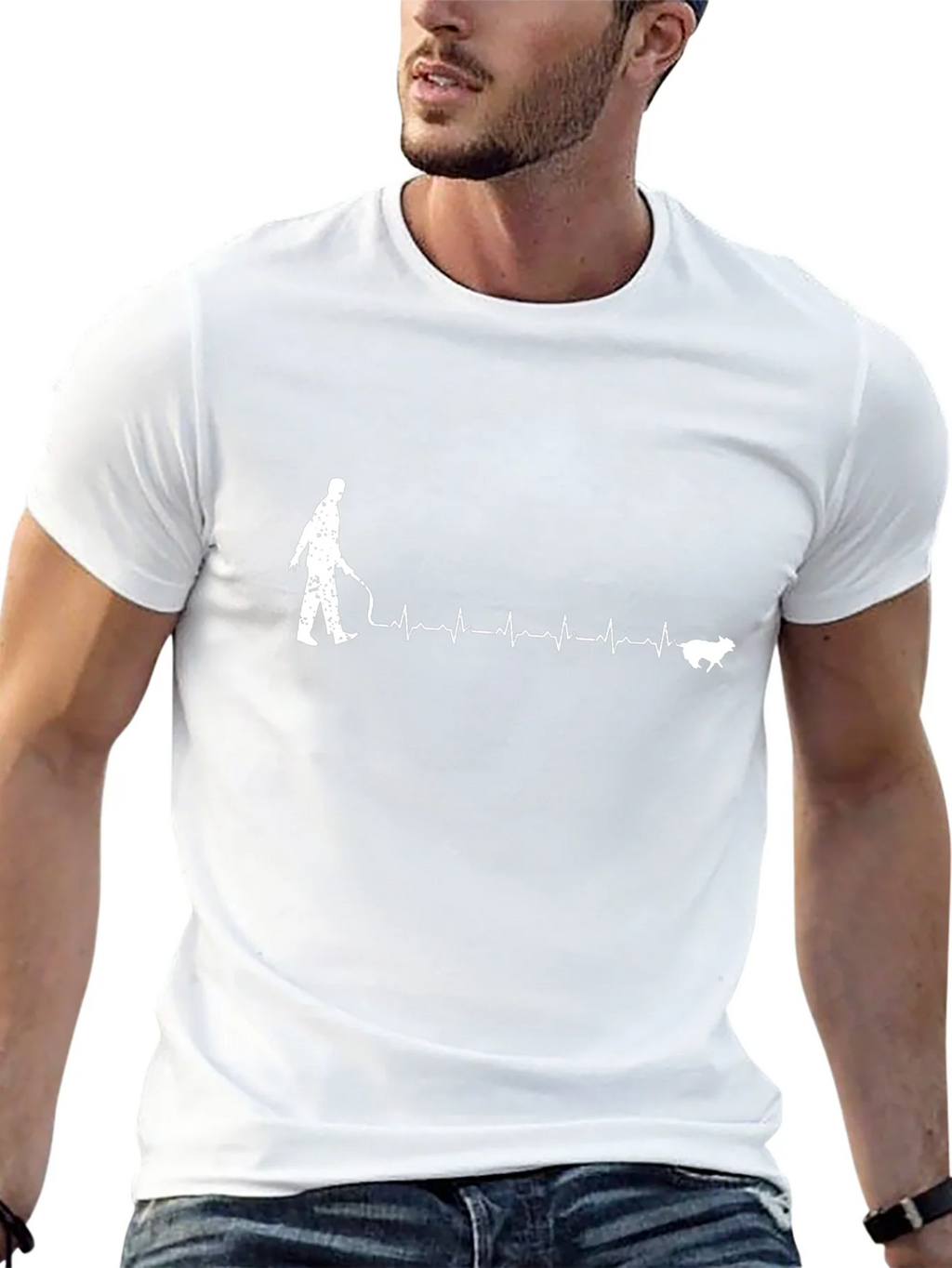 Dog Walking Heartbeat T-Shirt - Perfect for Pet Lovers product image 12