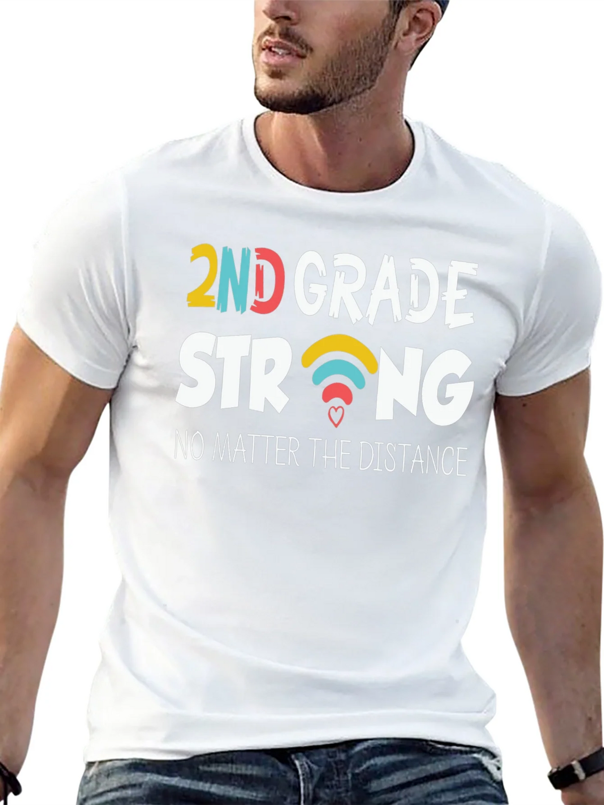2nd Grade Strong T-Shirt product image 12