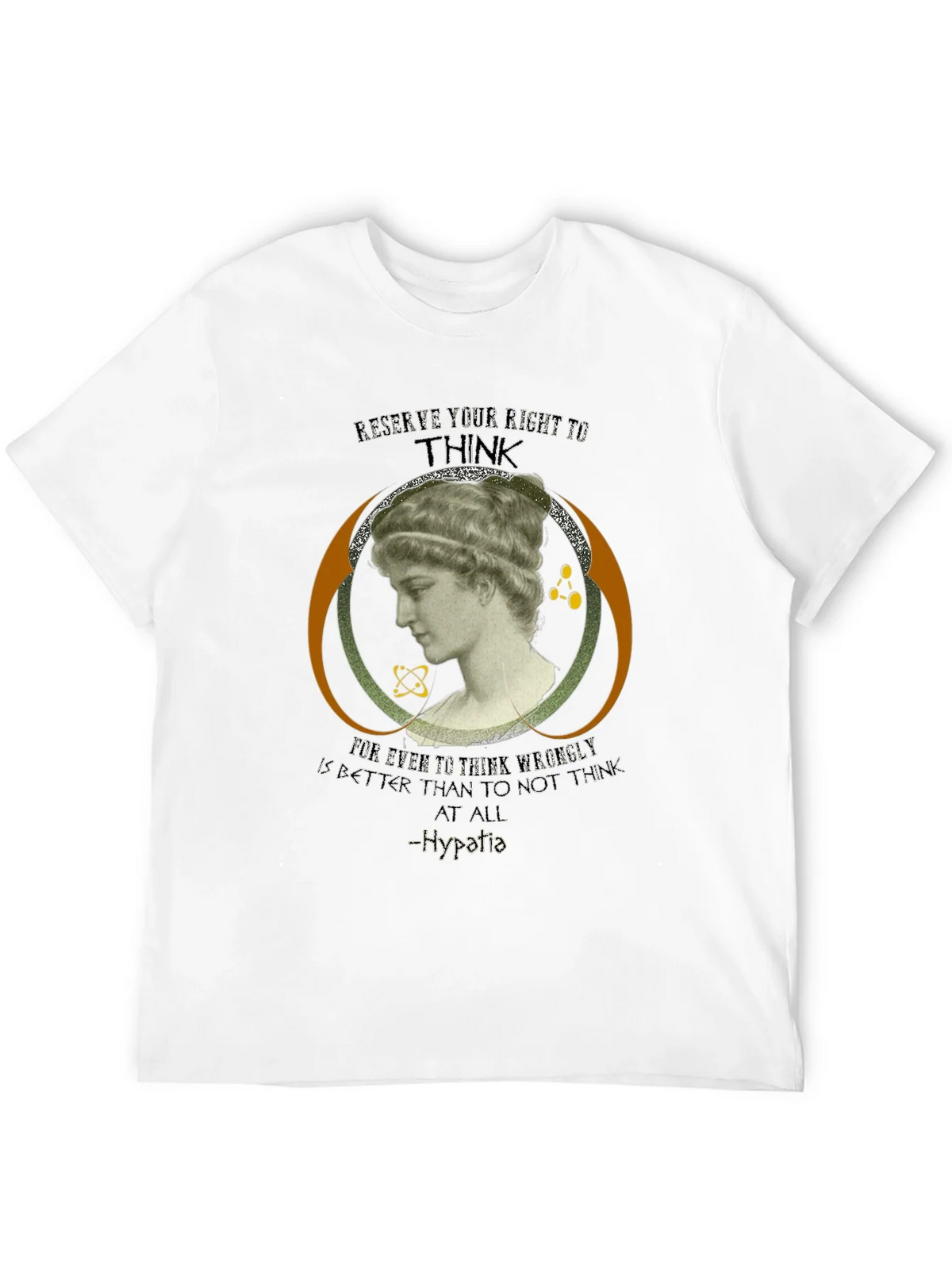 Hypatia Thinker Graphic Tee - Black product image 3