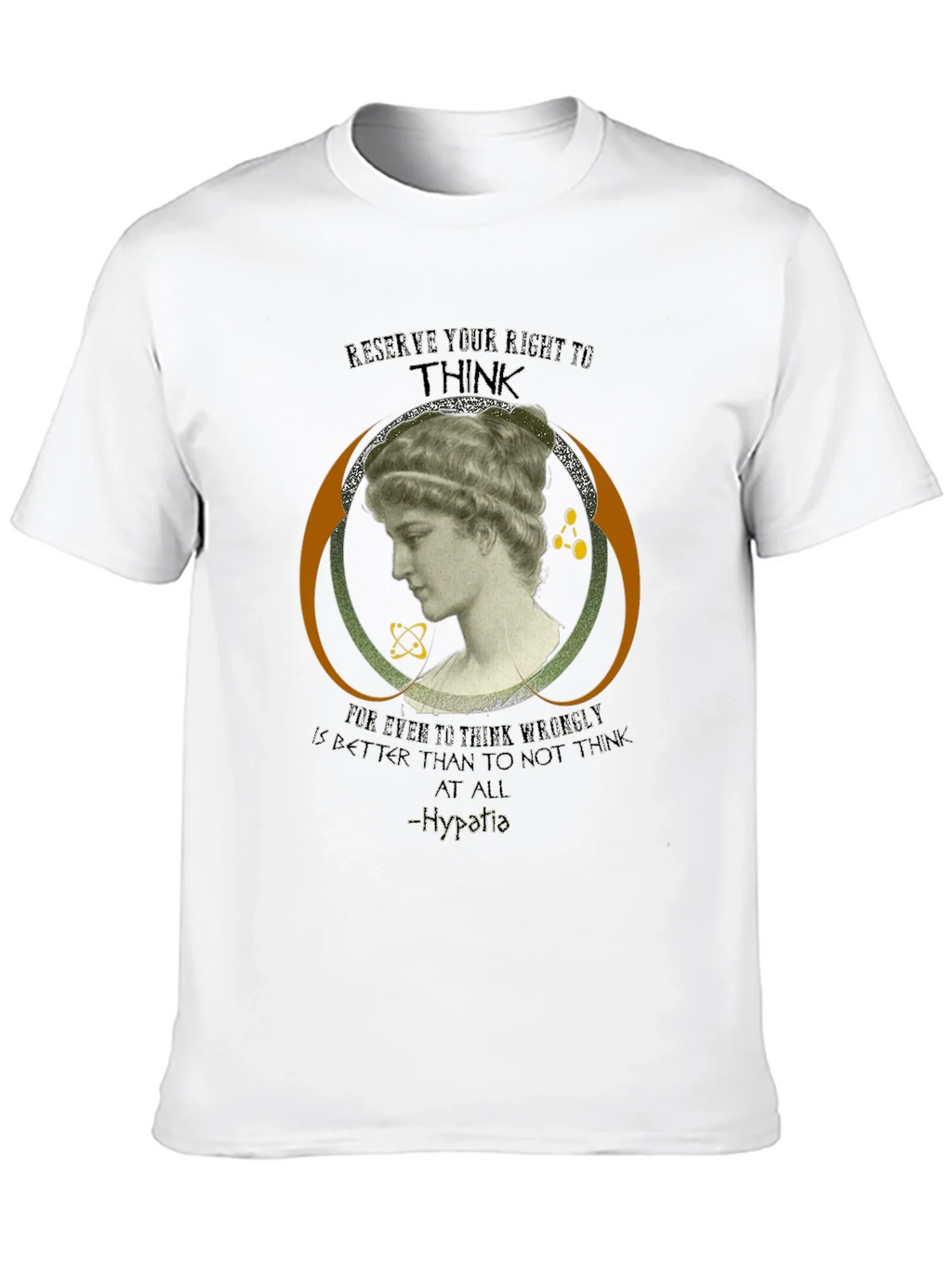 Hypatia Thinker Graphic Tee - Black product image 12
