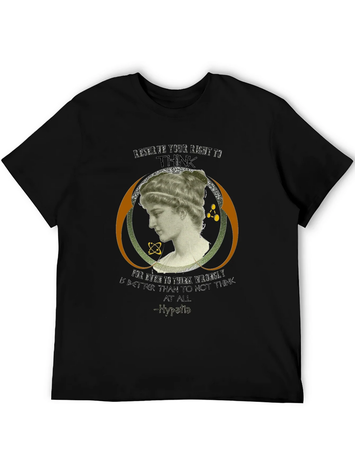 Hypatia Thinker Graphic Tee - Black product image 8