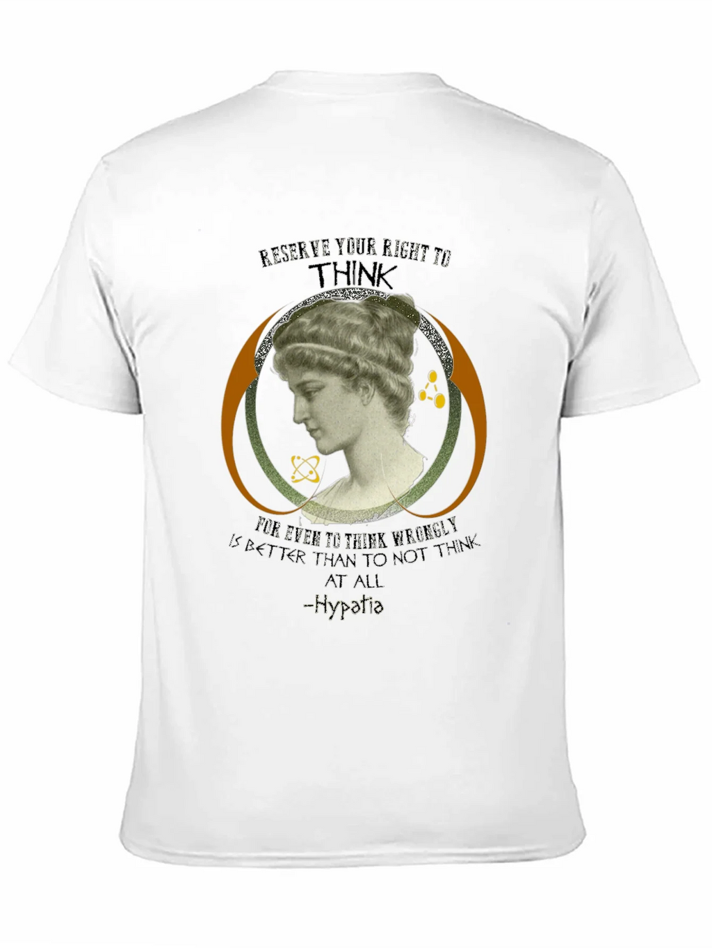 Hypatia Thinker Graphic Tee - Black product image 2