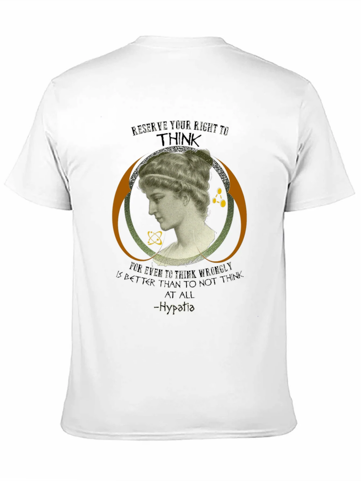 Hypatia Thinker Graphic Tee - Black product image 2