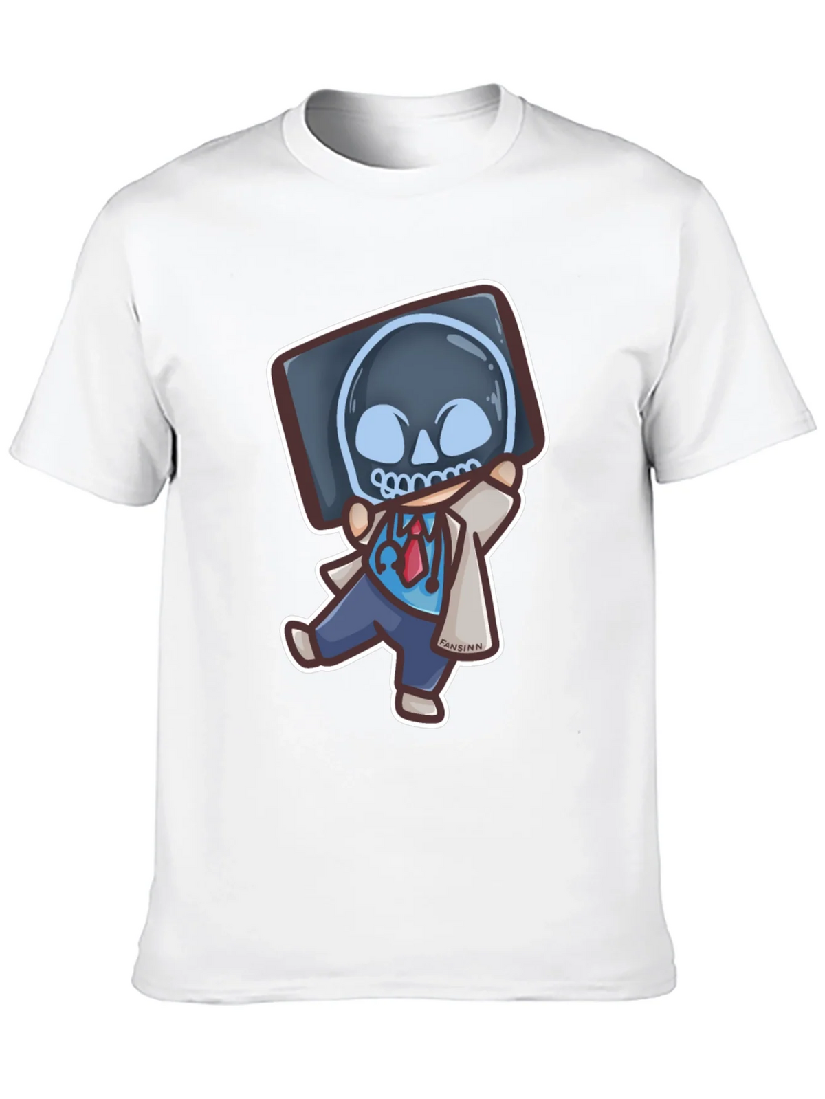 Funny Doctor X-Ray Skull T-Shirt product image 12