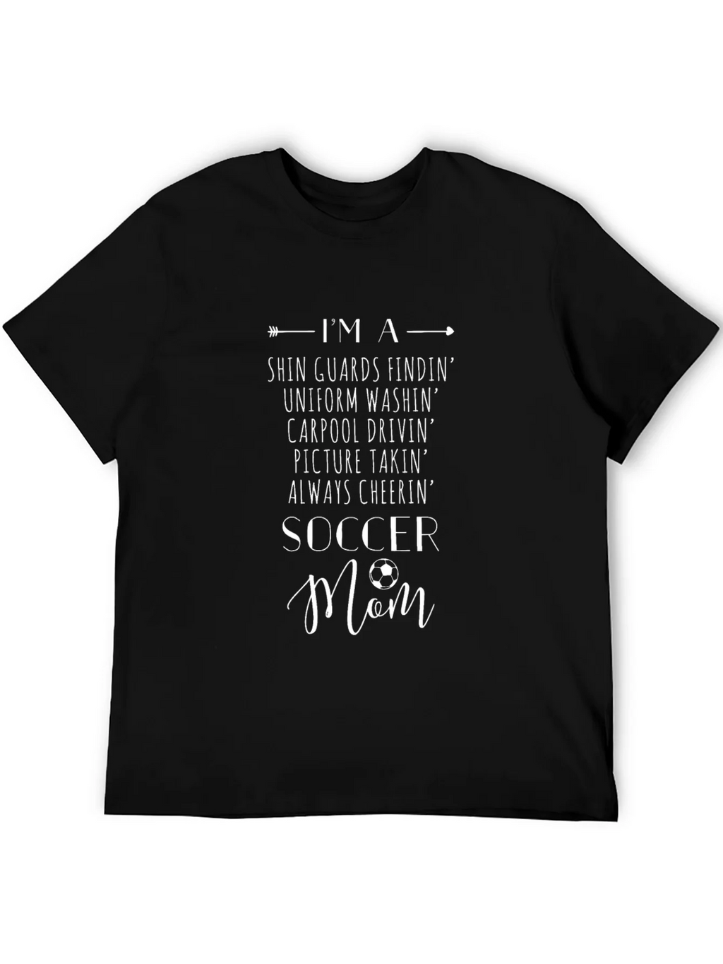 IM A Soccer Mom Graphic Print T-Shirt product image 5