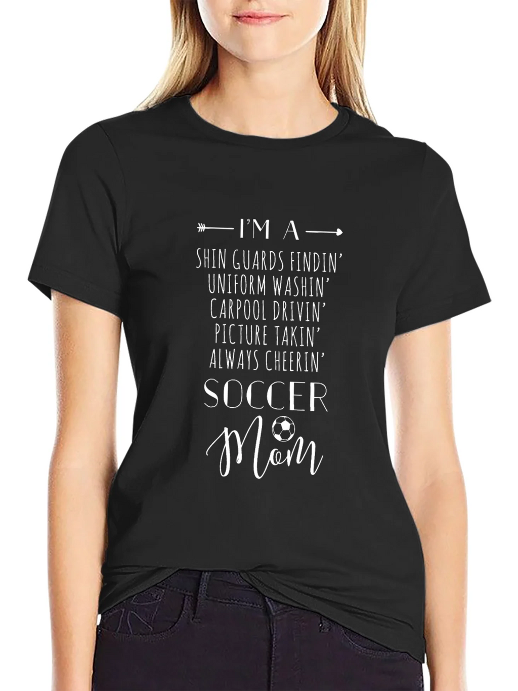 IM A Soccer Mom Graphic Print T-Shirt product image 2