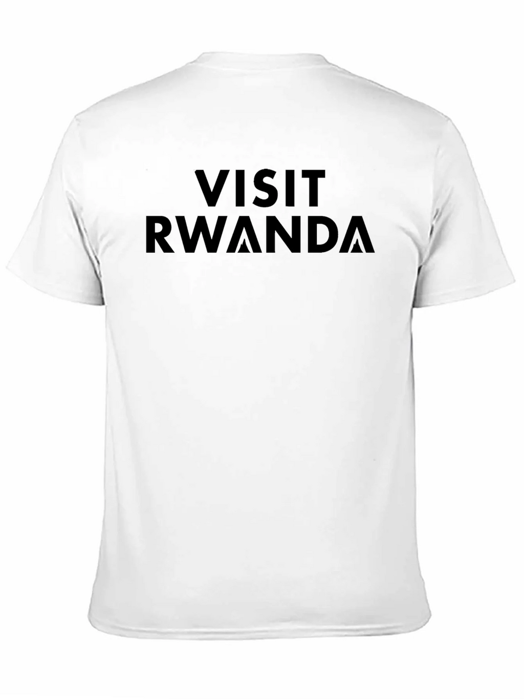 Visit Rwanda Black Graphic Tee Shirt product image 10