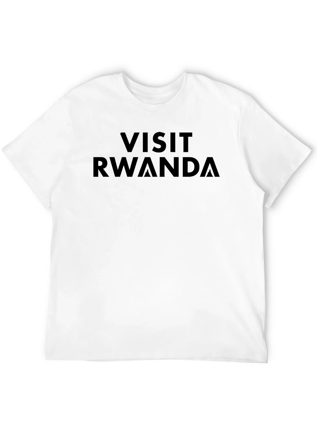 Visit Rwanda Black Graphic Tee Shirt product image 11