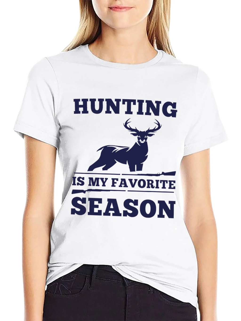 Hunting is My Favorite Season Deer Graphic Tee product image 11