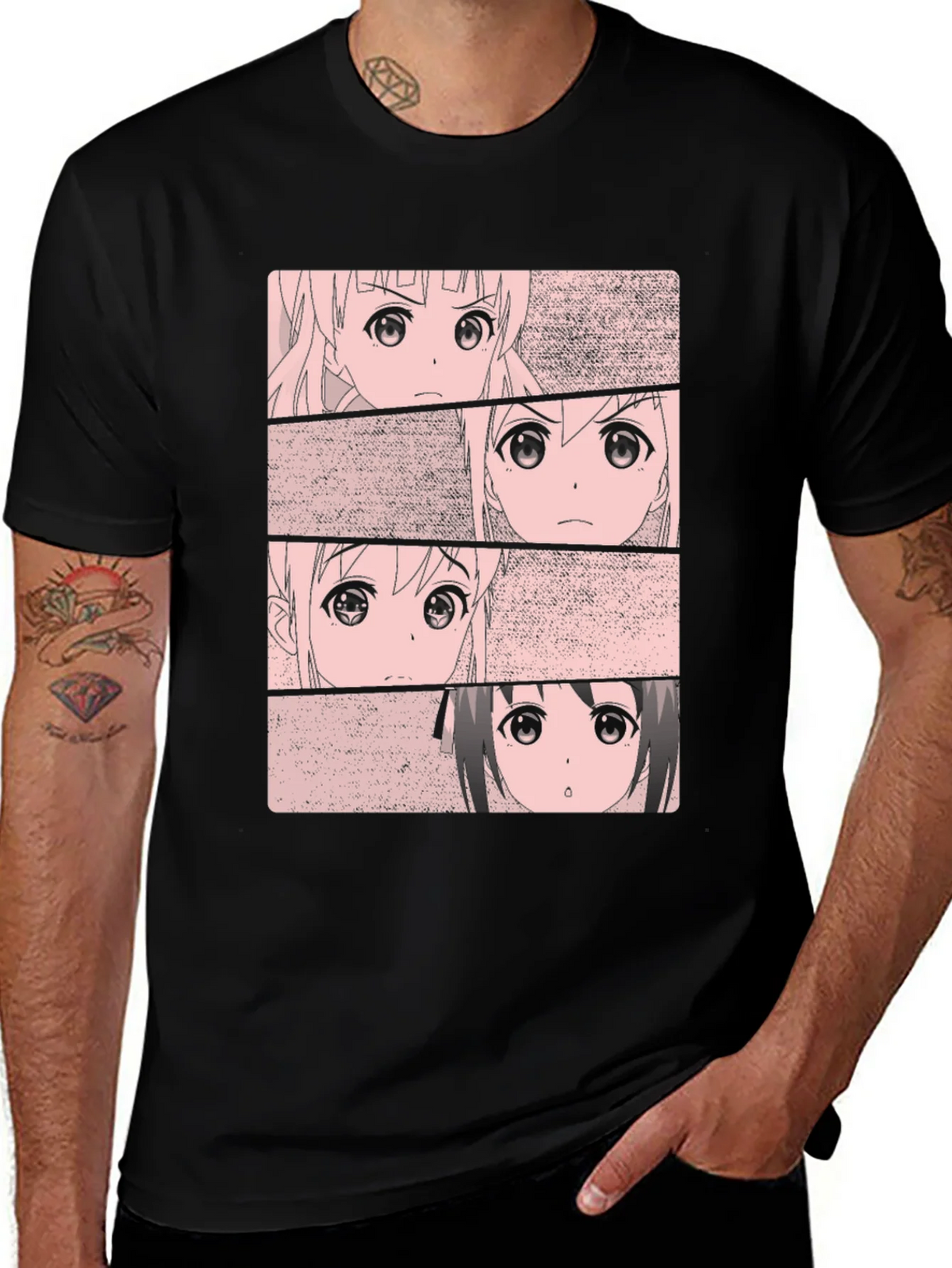 Anime Girls T-Shirt - Manga Style Graphic Tee product image 1