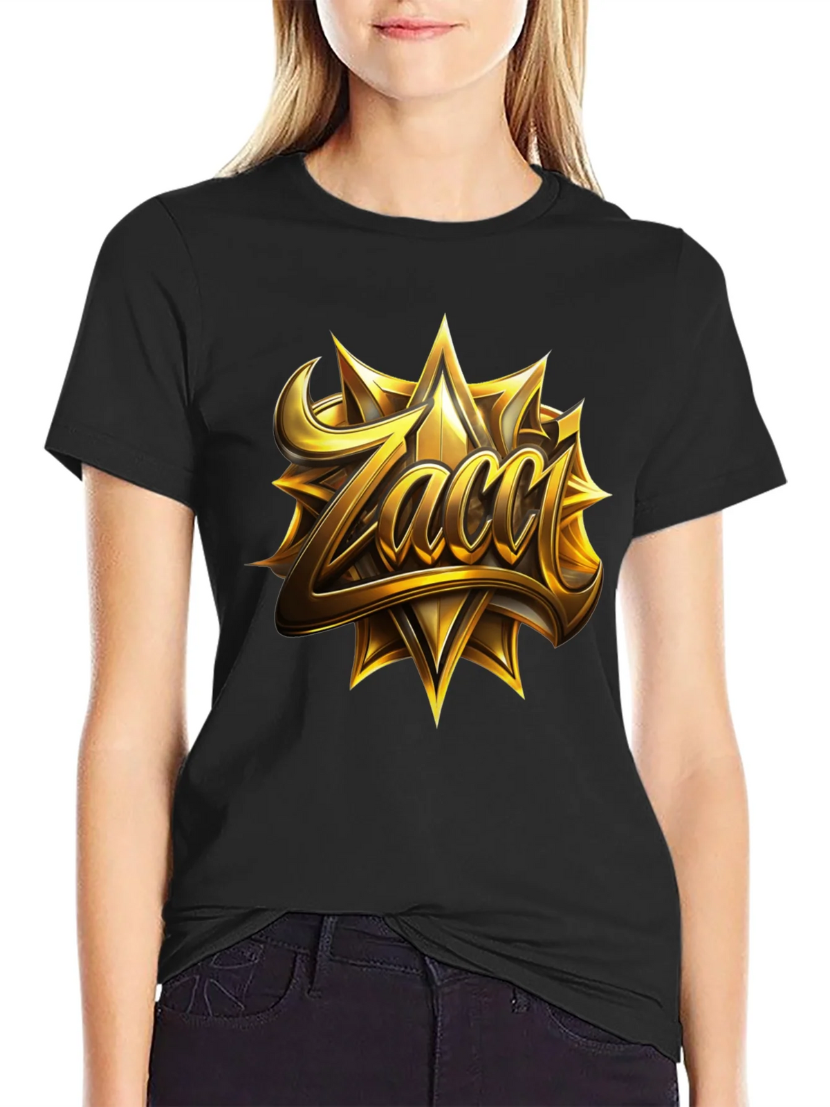 Zacci Gold Emblem Black T-Shirt product image 2
