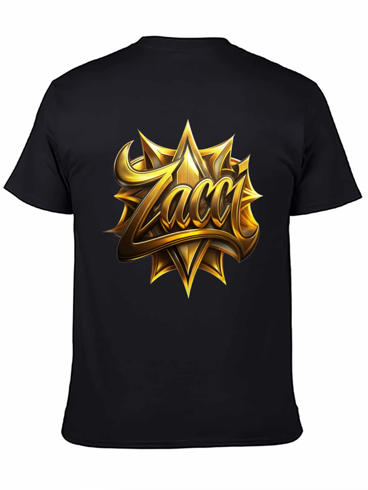 Zacci Gold Emblem Black T-Shirt product image 4