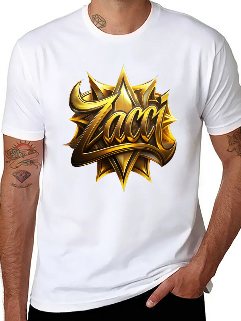 Zacci Gold Emblem Black T-Shirt product image 7