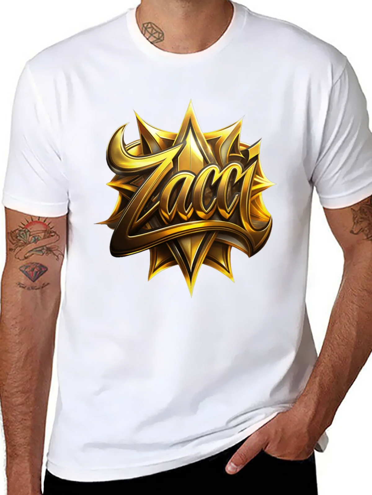 Zacci Gold Emblem Black T-Shirt product image 7