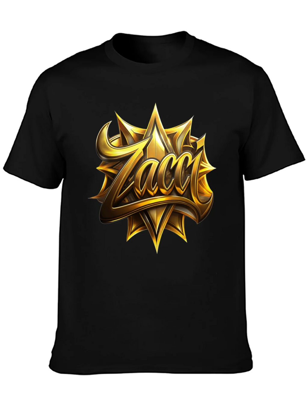 Zacci Gold Emblem Black T-Shirt product image 3