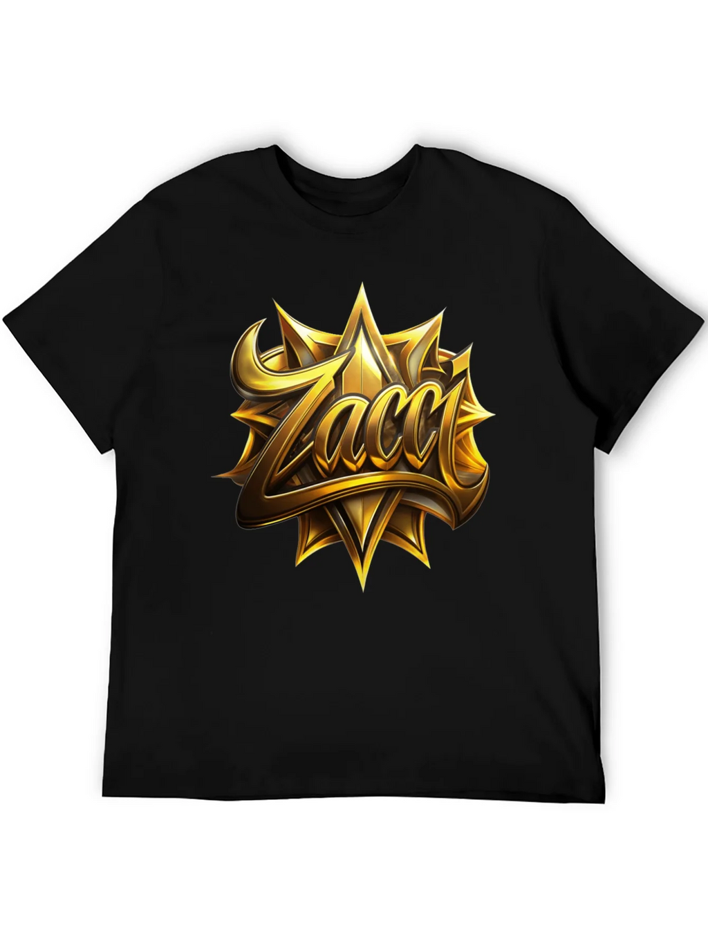 Zacci Gold Emblem Black T-Shirt product image 5