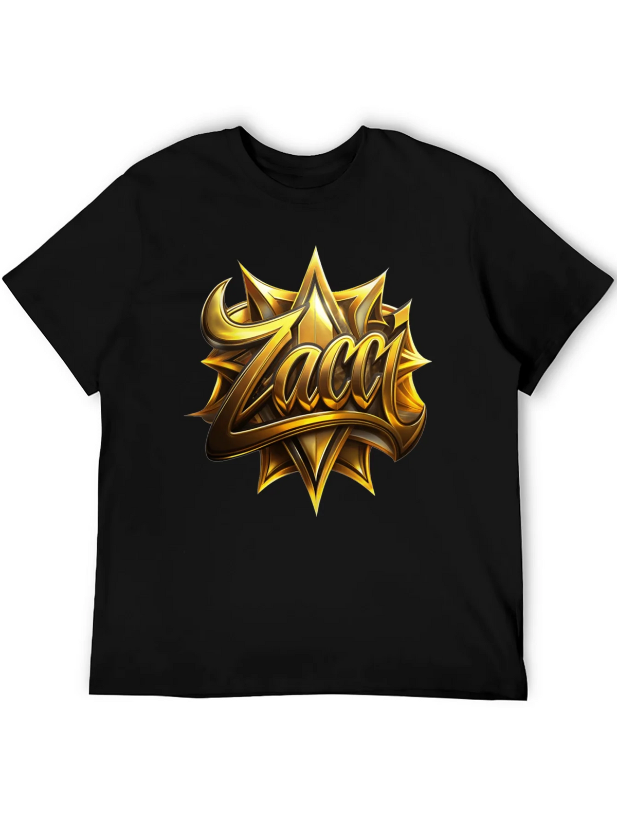 Zacci Gold Emblem Black T-Shirt product image 5